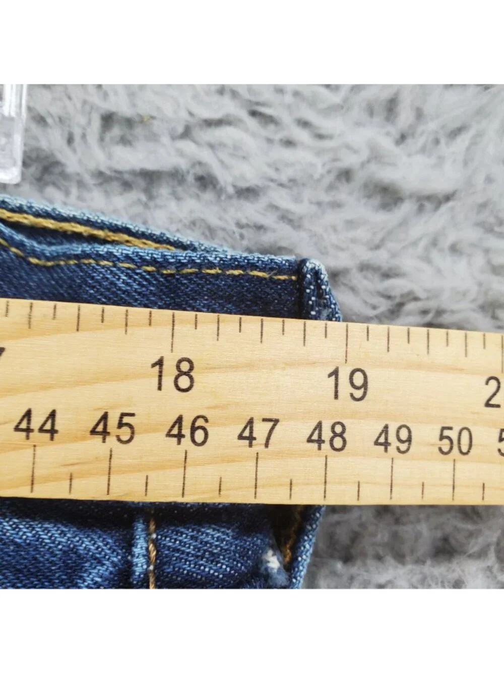 Levis Jeans Mens 38x30 Blue 501 Original Fit Button Fly Denim *Read*